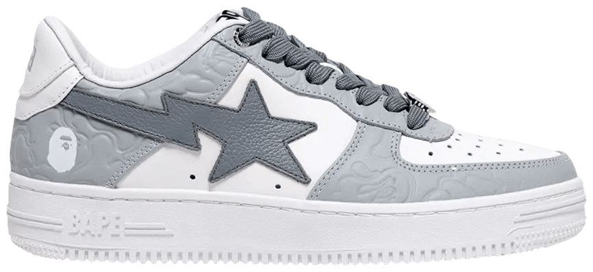 2024 A Bathing Ape Bapesta #4 M1 'Gray' Sneakers