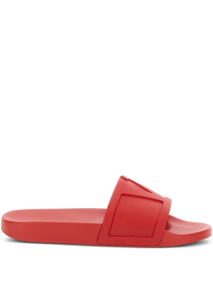Valentino Garavani logo-embossed slides