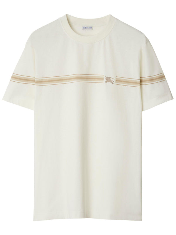 Burberry striped cotton T-shirt