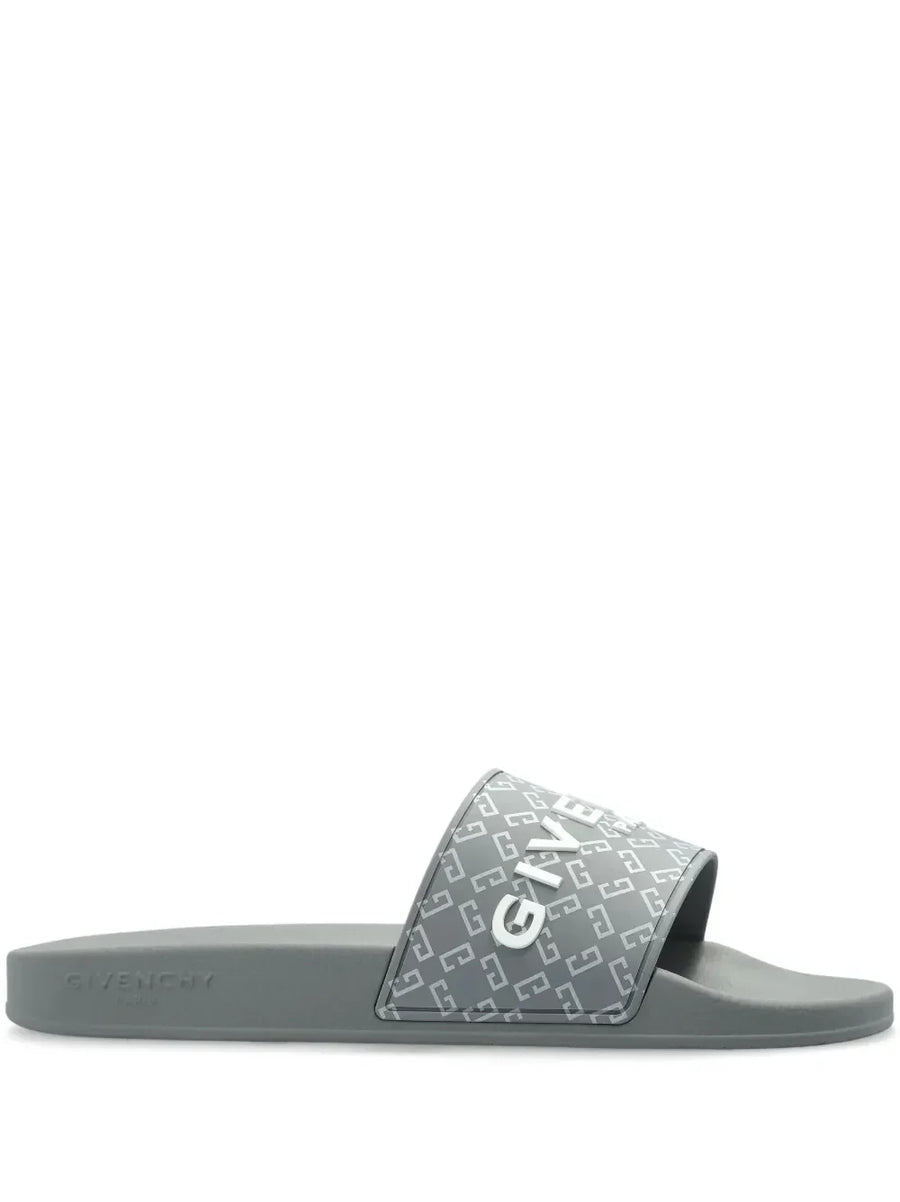 GIVENCHY Slides flat in monogram 72