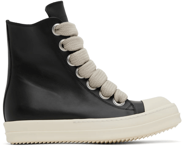 RICK OWENS Baskets zippées noires