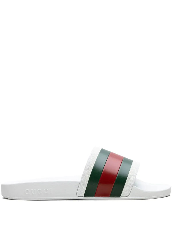 Gucci Pursuit 72 "White/Red/Green" slides