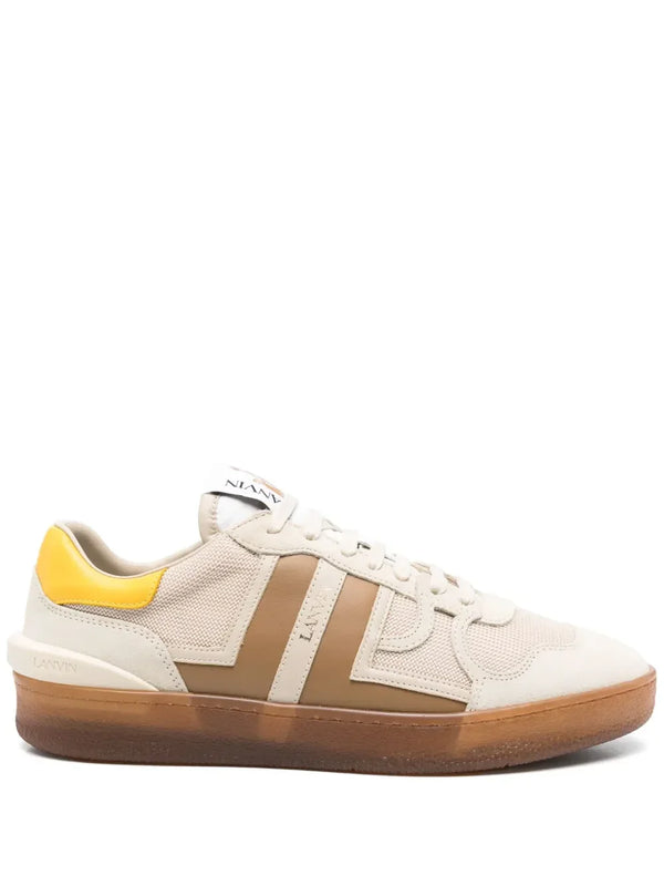 Lanvin Beige Yellow Clay Sneakers