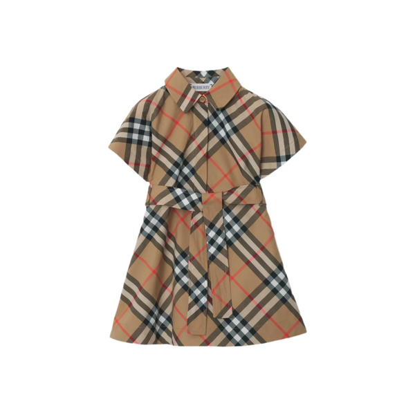 Burberry Check Cotton Shirt Dress