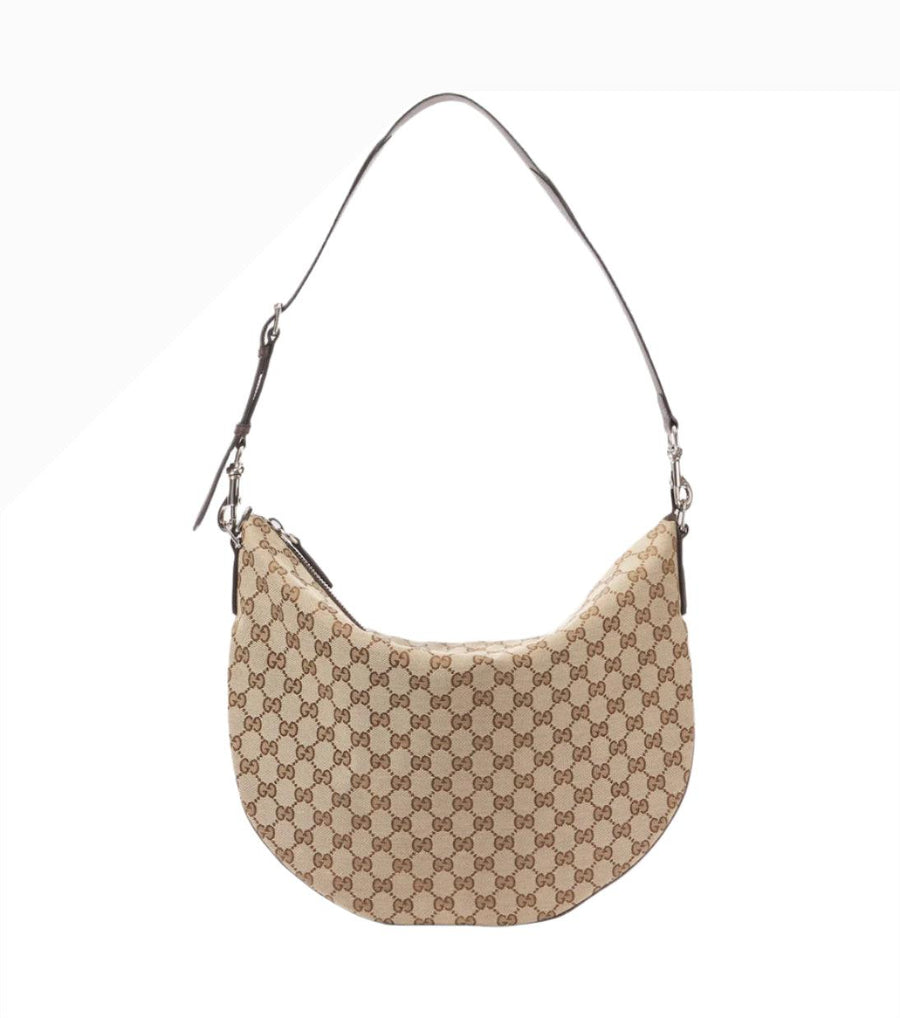 Gucci Gucci B GG Canvas Medium shoulder bag