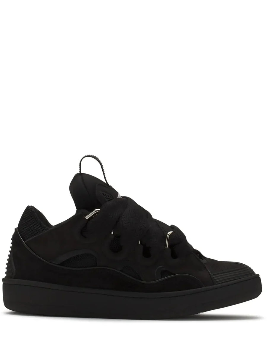 Lanvin Black Curb Sneakers