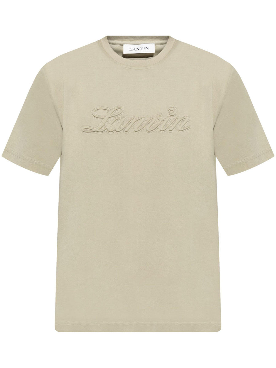Lanvin logo-embroidered T-shirt