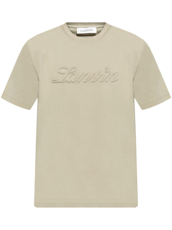 Lanvin logo-embroidered T-shirt
