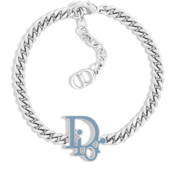 DIOR Dior Oblique Chain Link Bracelet