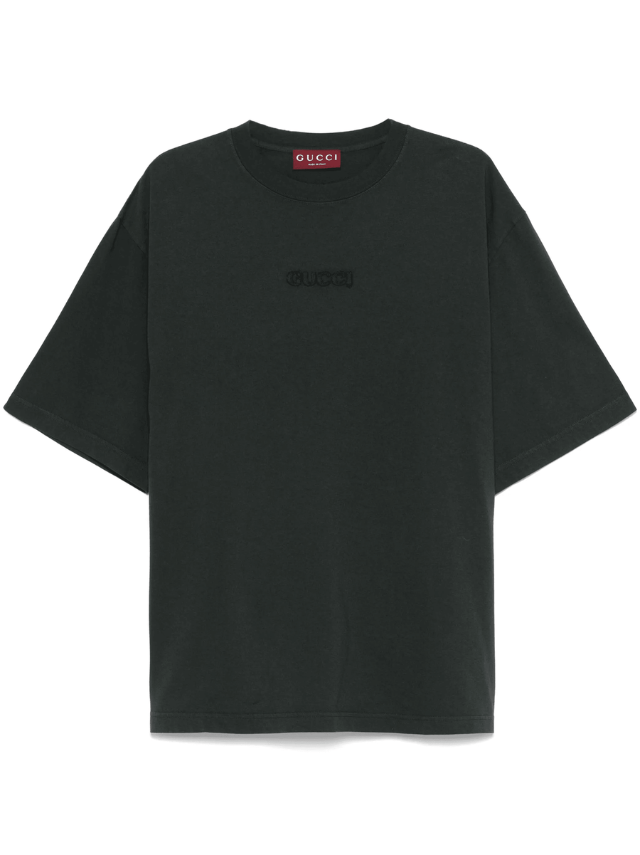 Gucci logo-lettering cotton T-shirt