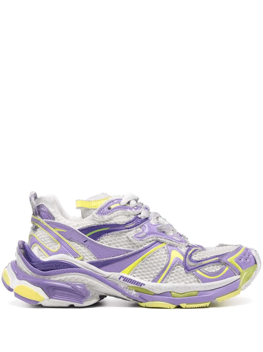 Balenciaga Runner 2.0 sneakers lilac purple fluorescent yellow