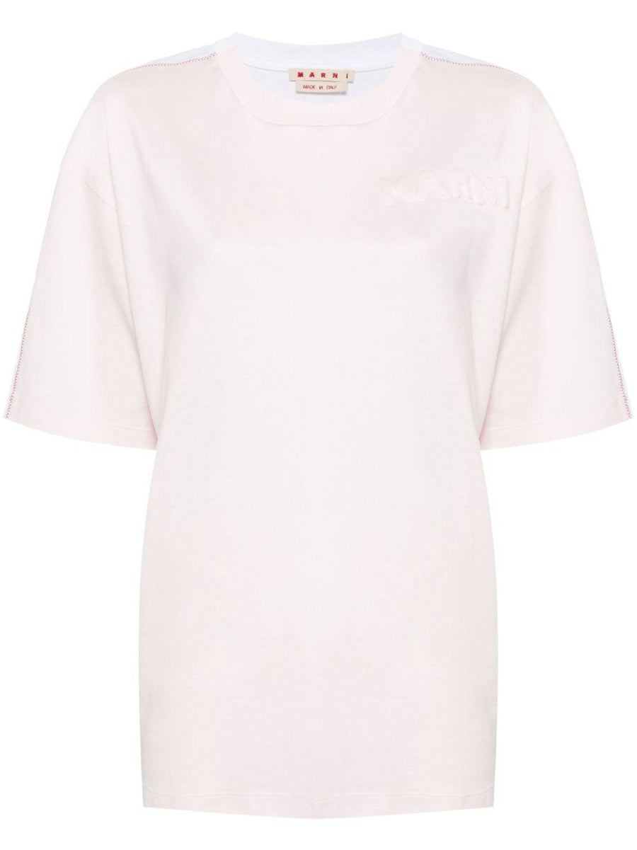 Marni logo-embossed T-shirt