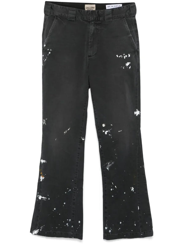 GALLERY DEPT. paint splatter-detail pants