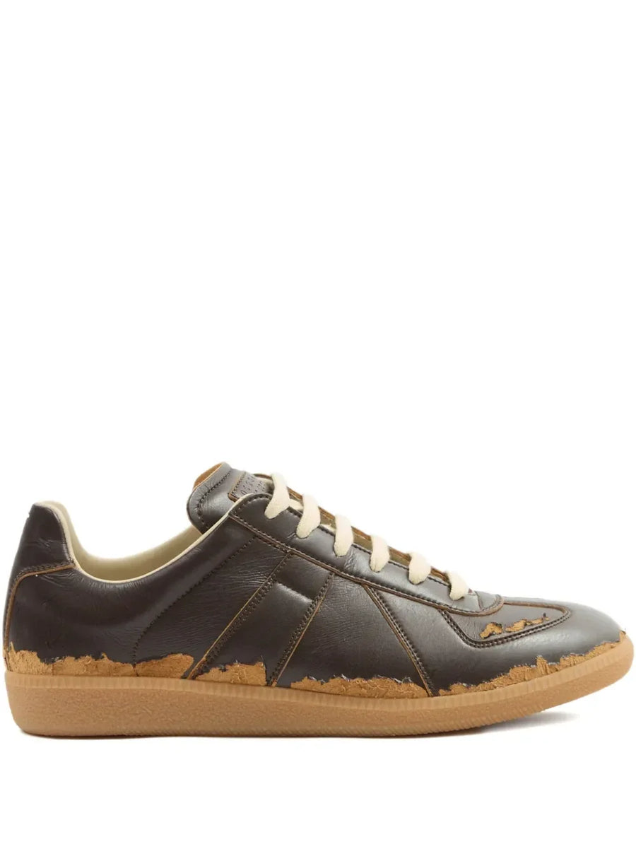 Maison Margiela Replica cedar brown sneakers