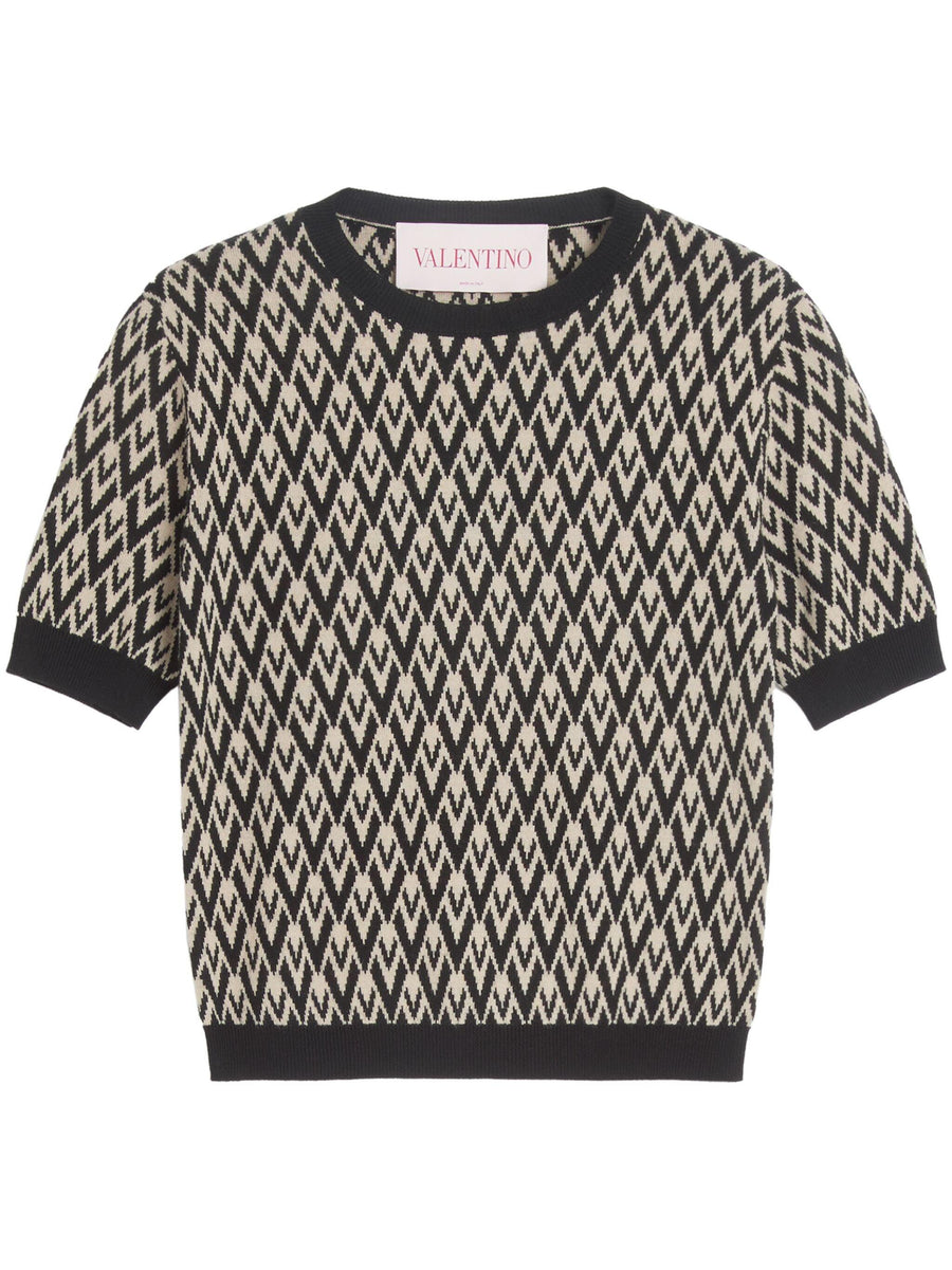 Valentino Garavani Toute La V jacquard sweater