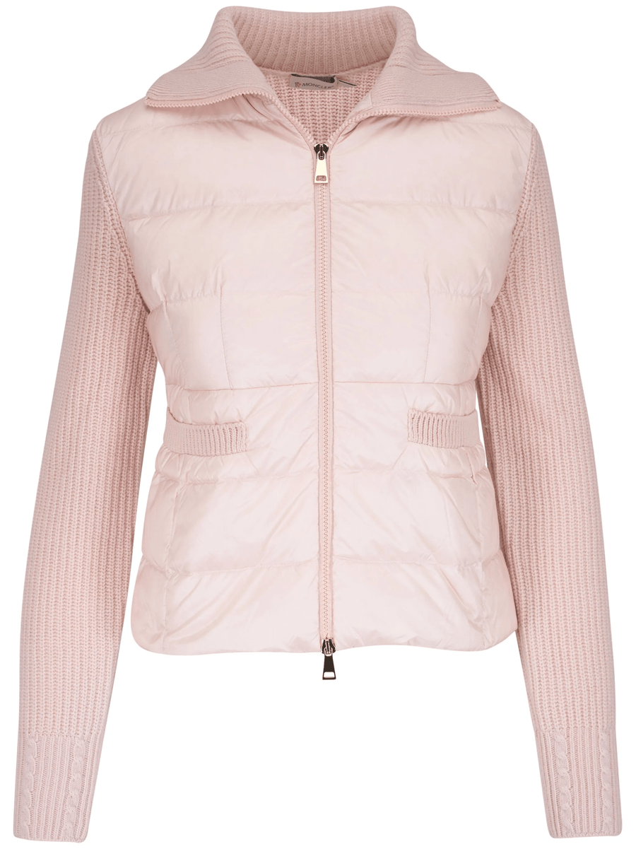 Moncler padded zip-up cardigan