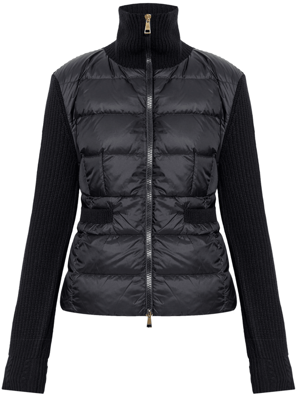 Moncler padded zip-up cardigan