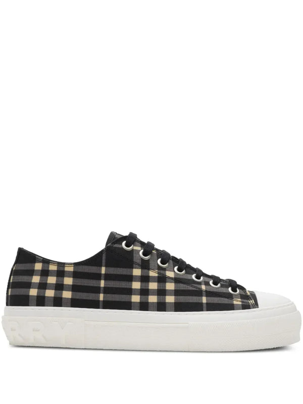Burberry checked sneakers