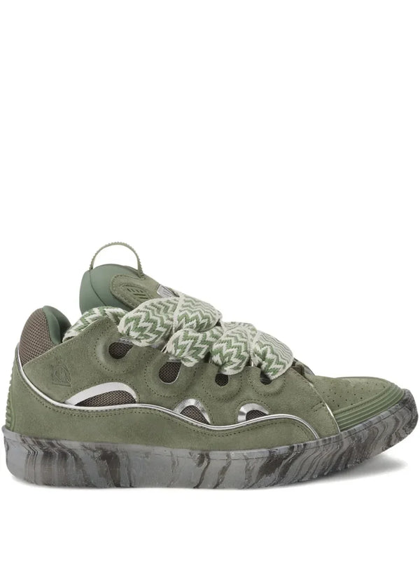 Lanvin Green Curb Sneakers