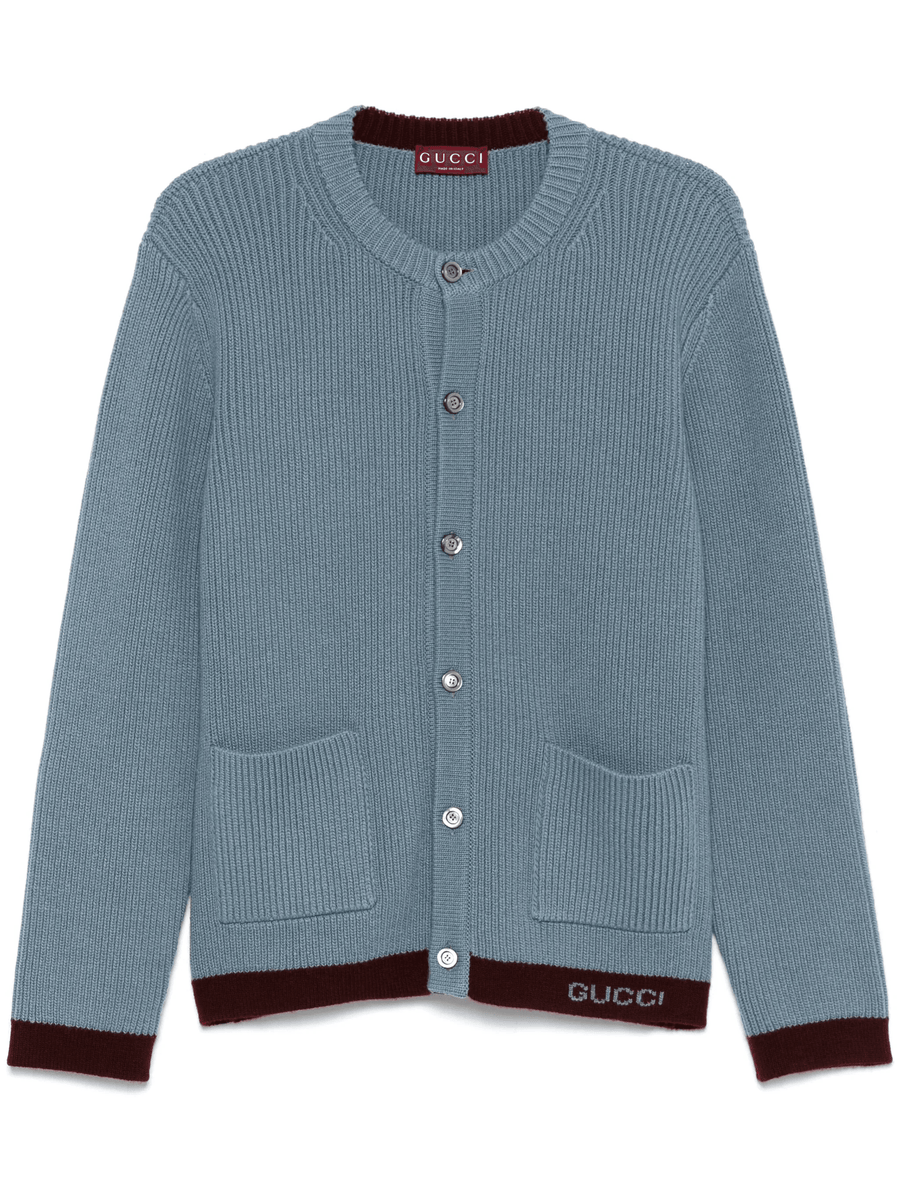 Gucci intarsia wool cardigan