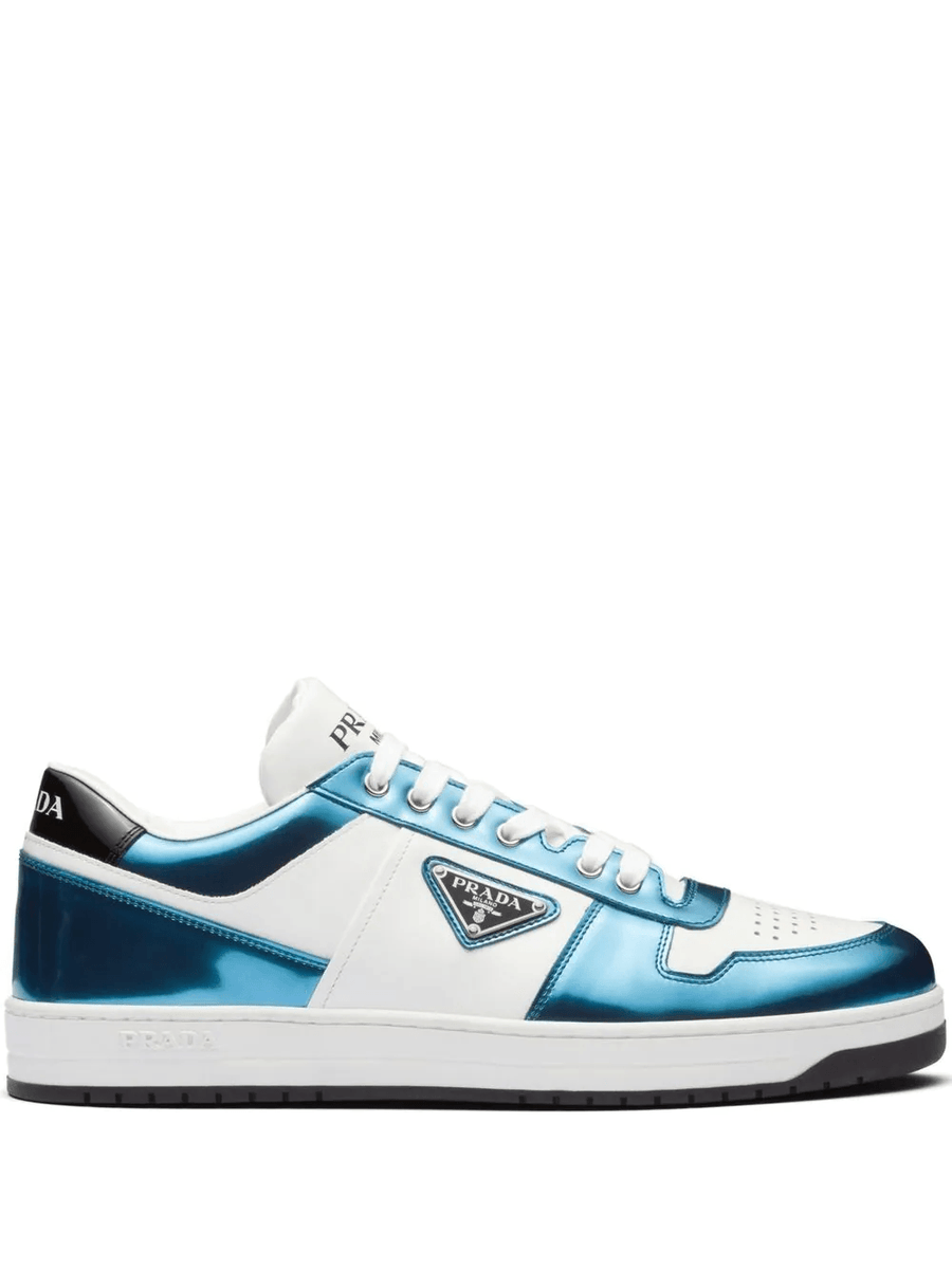 Prada Downtown  District mirrored-effect sneakers