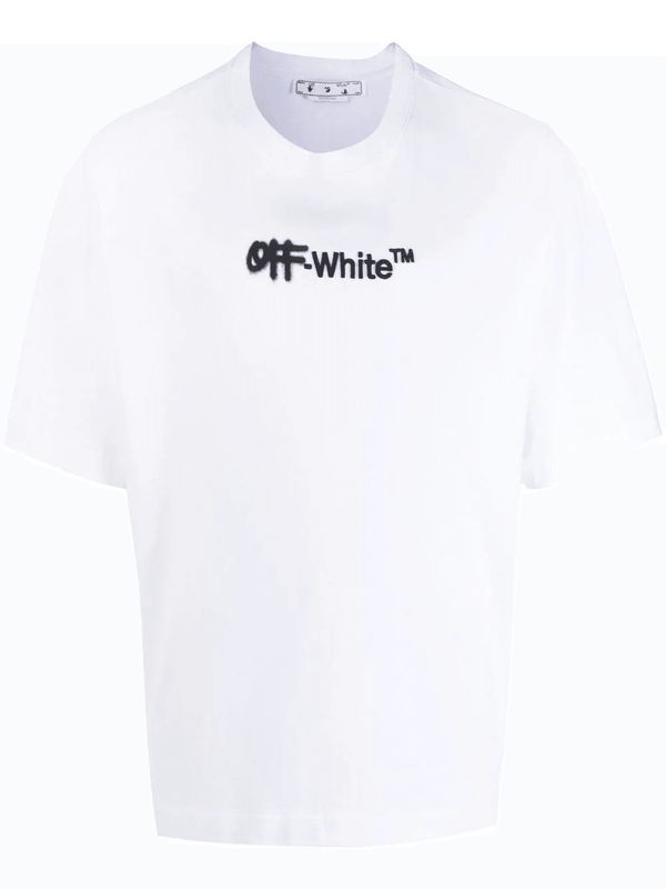 Off-White embroidered logo cotton T-shirt