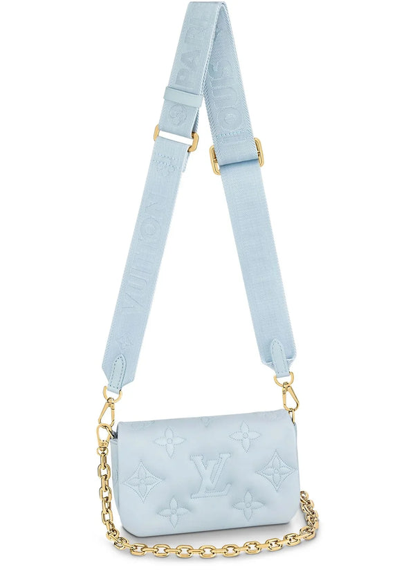 LOUIS VUITTON Wallet on Strap Bubblegram