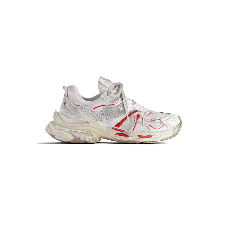 Balenciaga Runner 2.0 sneakers white beige and red