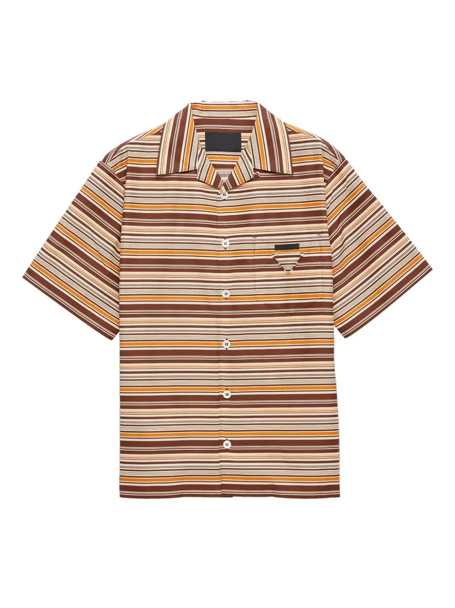Prada striped bowling shirt