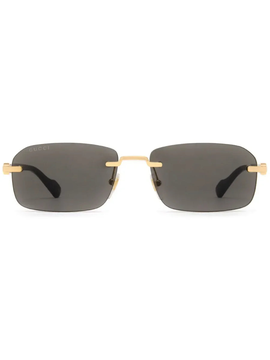 Gucci Eyewear rimless rectangle-frame sunglasses