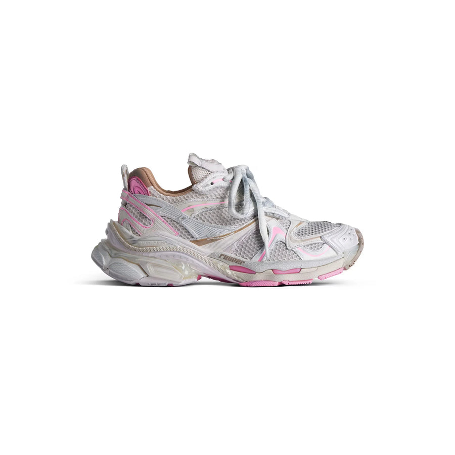 Balenciaga Runner 2.0 sneakers taupe and pink
