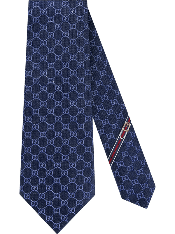 Gucci GG pattern silk tie