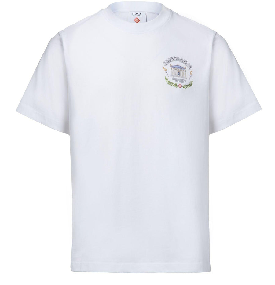 CASABLANCA Le Temple du Sport printed t-shirt