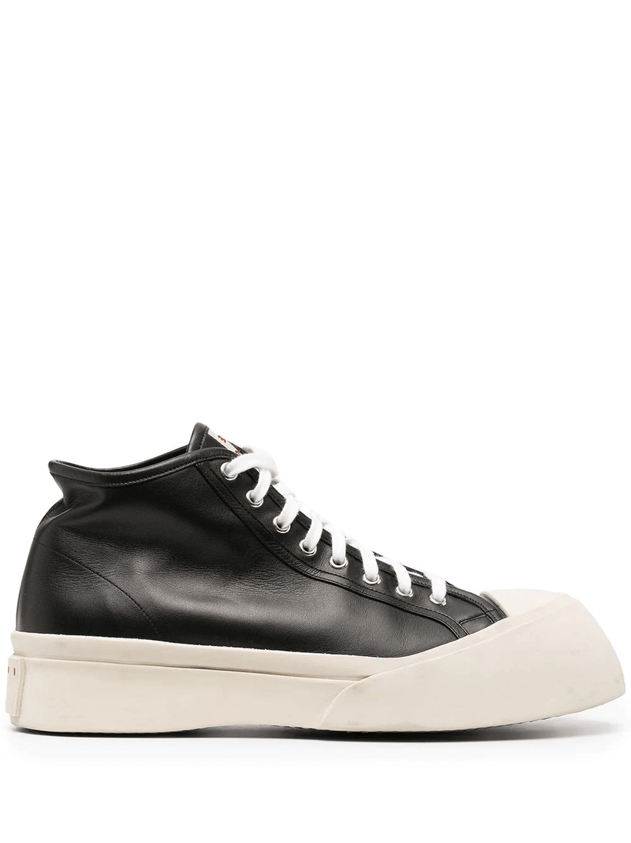 Marni Pablo leather mid-top sneakers