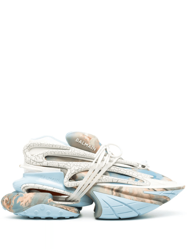 Balmain Unicorn Renaissance-print sneakers
