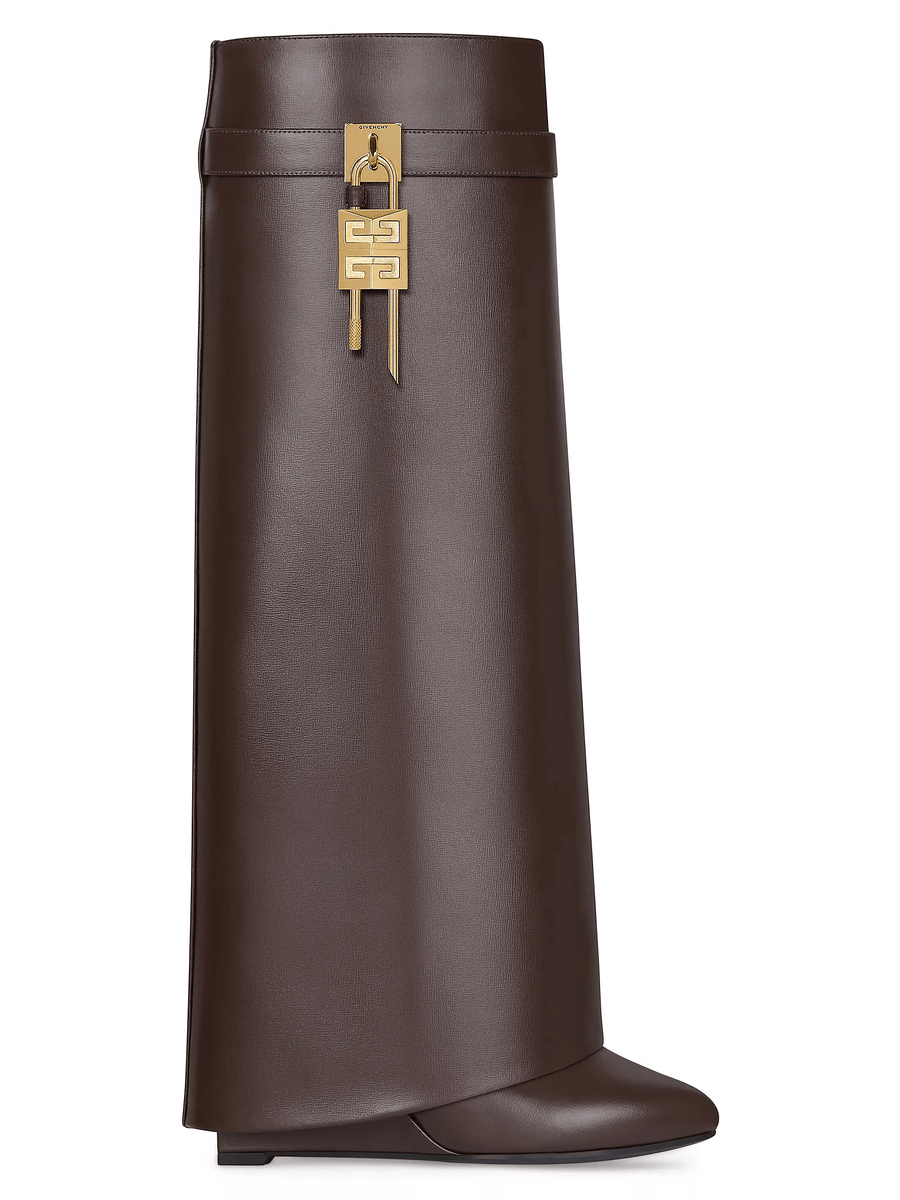 Givenchy Shark Lock Boots in Leather