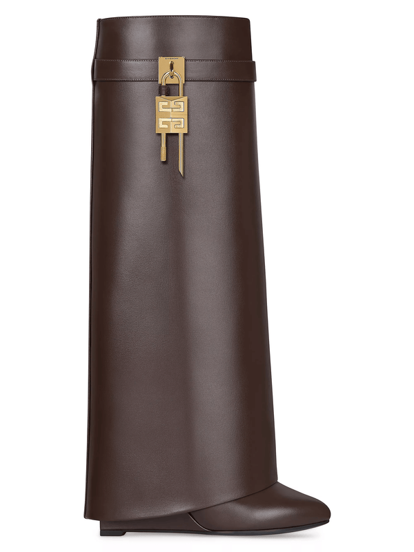 Givenchy Shark Lock Boots in Leather