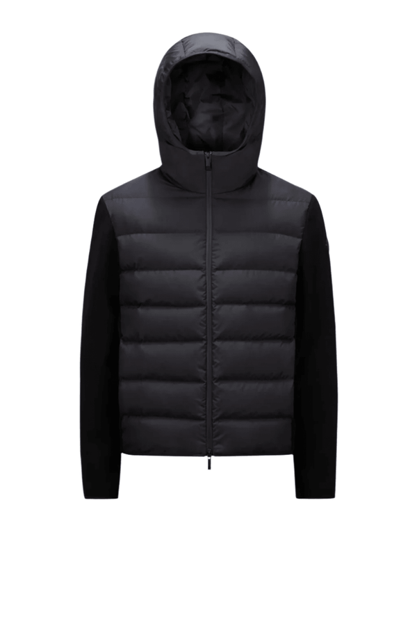 MONCLER PADDED COTTON ZIP-UP HOODIE JACKET