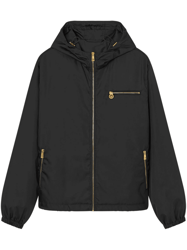 Versace zip-up hooded jacket