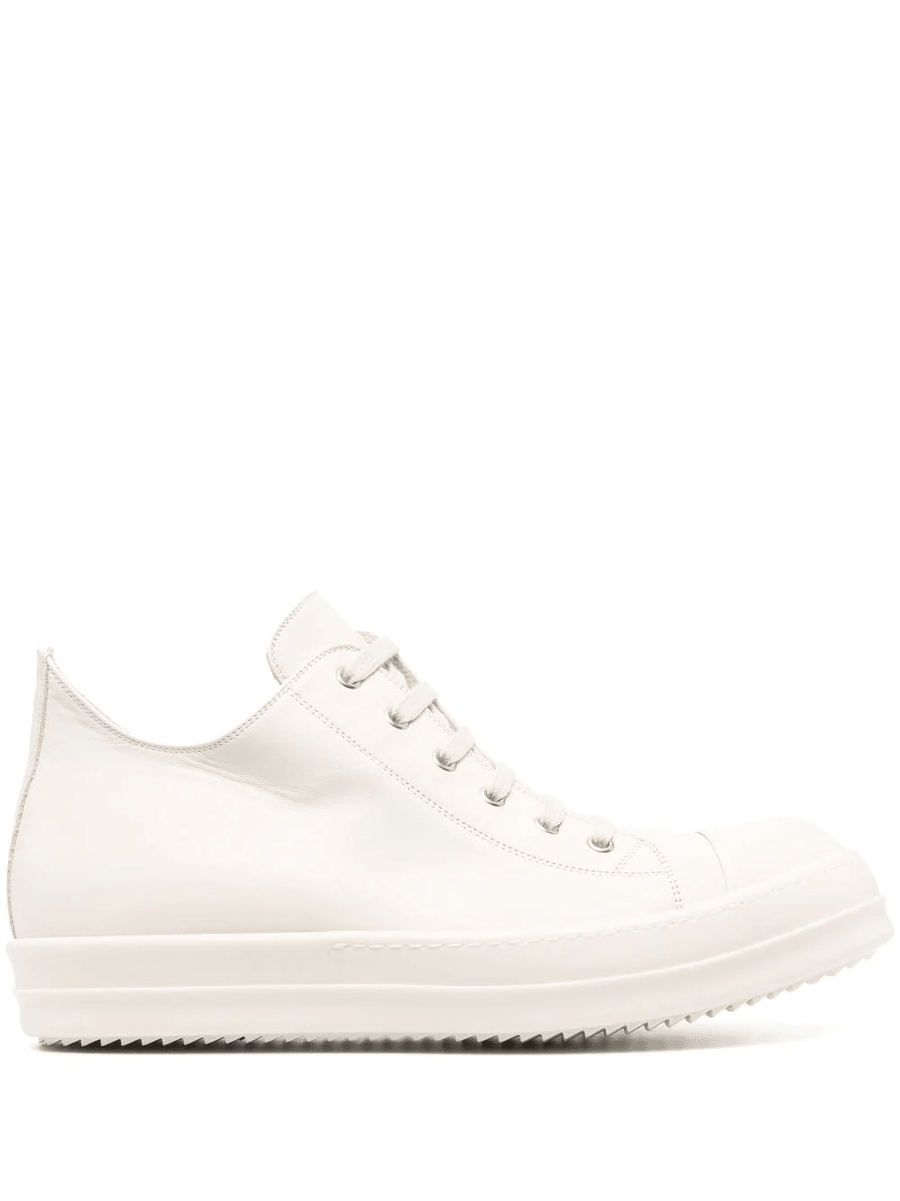 Rick Owens leather low-top sneakers