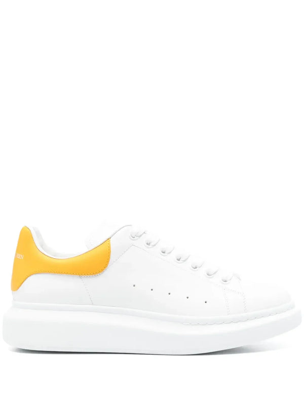 Alexander McQueen White Yellow Oversized sneakers