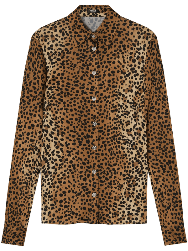 Versace leopard-print shirt