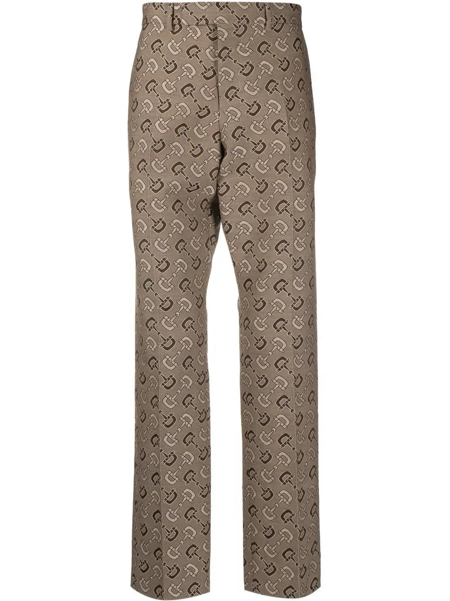 Gucci Maxi Horsebit-motif tailored trousers