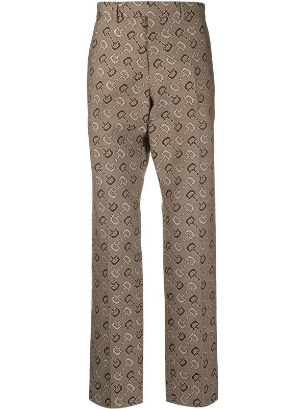 Gucci Maxi Horsebit-motif tailored trousers