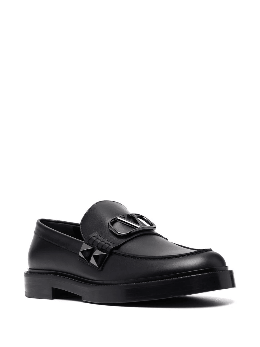 Mocassins en cuir Stud Sign Valentino Garavani