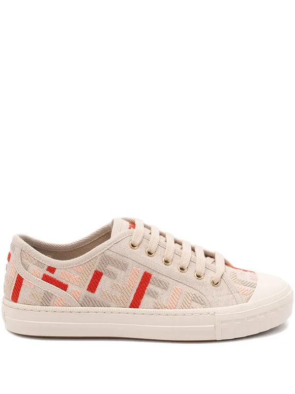 Fendi Domino beige sneakers