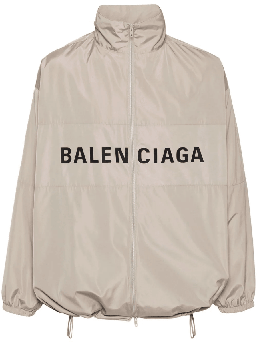 Balenciaga logo-print windbreaker