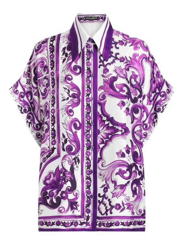 Dolce & Gabbana Maiolica-print shirt