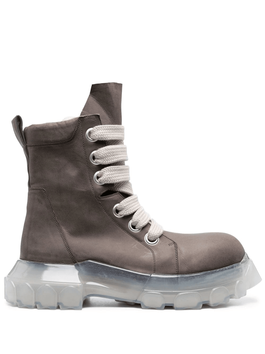 Rick Owens Jumbolaced Laceup Bozo boots