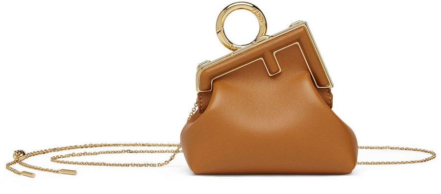 FENDI Nano Fendi First Charm Crossbody Bag